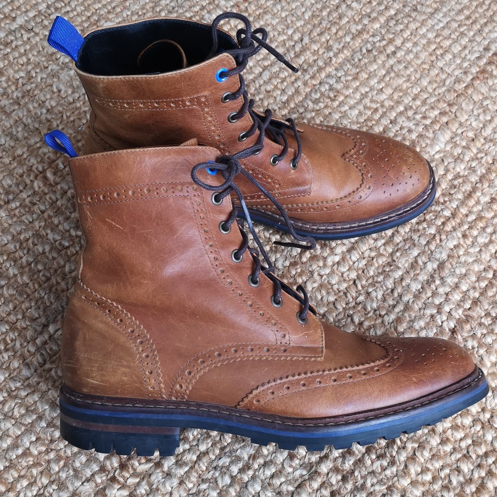 Moods of Norway leather laced ankle boots